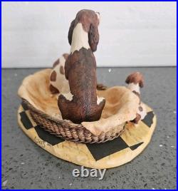 Border Fine Arts Springer Spaniel and Pups Very Very Rare No Box No Damage VGC