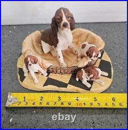 Border Fine Arts Springer Spaniel and Pups Very Very Rare No Box No Damage VGC