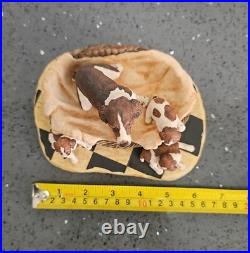 Border Fine Arts Springer Spaniel and Pups Very Very Rare No Box No Damage VGC