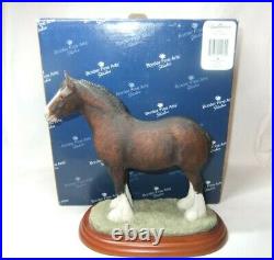 Border Fine Arts Stallion Shire Horse Stallions Figurine Figure A1460 Boxed