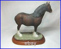 Border Fine Arts Stallion Shire Horse Stallions Figurine Figure A1460 Boxed