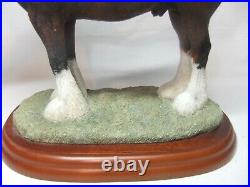 Border Fine Arts Stallion Shire Horse Stallions Figurine Figure A1460 Boxed