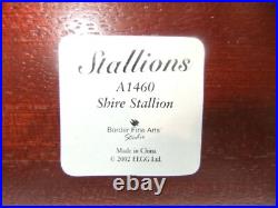 Border Fine Arts Stallion Shire Horse Stallions Figurine Figure A1460 Boxed Border Fine Arts Stallion Shire Horse Stallions Figurine Figure A1460 Boxed
