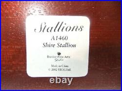 Border Fine Arts Stallion Shire Horse Stallions Figurine Figure A1460 Boxed