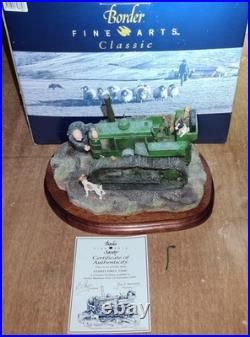 Border Fine Arts Starts First Time B0702 Boxed Certificate Ray Ayres Tractor