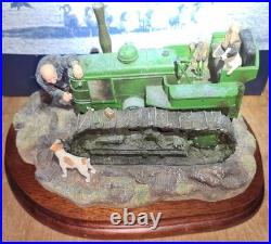 Border Fine Arts Starts First Time B0702 Boxed Certificate Ray Ayres Tractor