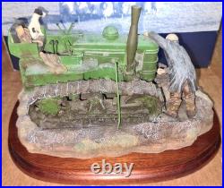 Border Fine Arts Starts First Time B0702 Boxed Certificate Ray Ayres Tractor