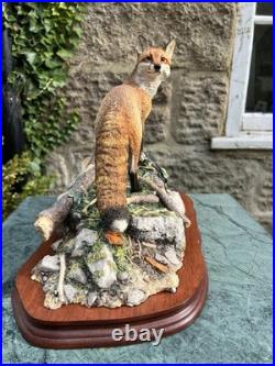 Border Fine Arts Statue'The Last Look' (Dog Fox), No. BFA204 Ray Ayres 97/1250 Border Fine Arts Statue'The Last Look' (Dog Fox), No. BFA204 Ray Ayres 97/1250