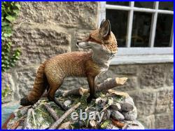 Border Fine Arts Statue'The Last Look' (Dog Fox), No. BFA204 Ray Ayres 97/1250 Border Fine Arts Statue'The Last Look' (Dog Fox), No. BFA204 Ray Ayres 97/1250