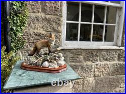 Border Fine Arts Statue'The Last Look' (Dog Fox), No. BFA204 Ray Ayres 97/1250 Border Fine Arts Statue'The Last Look' (Dog Fox), No. BFA204 Ray Ayres 97/1250