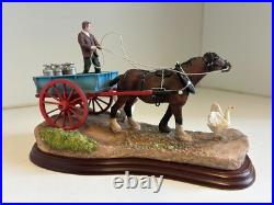 Border Fine Arts Steady Steady Model Tableau A21282 Approx. 29cm Long Boxed