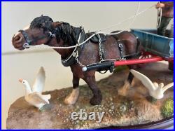 Border Fine Arts Steady Steady Model Tableau A21282 Approx. 29cm Long Boxed