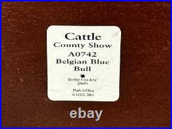Border Fine Arts Studio Cattle County Show Belgian Blue Bull A0742 Figure
