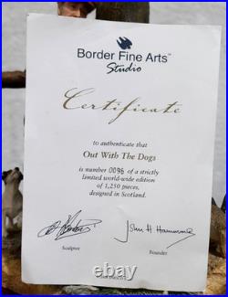 Border Fine Arts Studio Dogs and Pups Out With The Dogs Ltd. Ed. 96/1,250 A2648