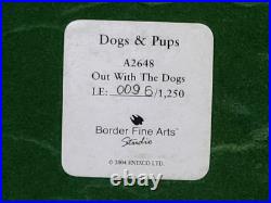 Border Fine Arts Studio Dogs and Pups Out With The Dogs Ltd. Ed. 96/1,250 A2648