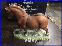 Border Fine Arts Suffolk Punch Stallion horse limited ed. B0042 A