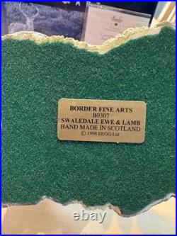 Border Fine Arts'Swaledale Ewe and Lamb' Figurine