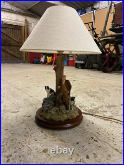 Border Fine Arts Table Lamp A moment to Reflect Shepherd/Border Collies-Boxed