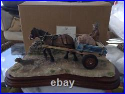 Border Fine Arts The Bride Farmer Dog, Horse & Cart Taking Pig To Market B0739