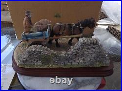 Border Fine Arts The Bride Farmer Dog, Horse & Cart Taking Pig To Market B0739