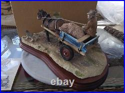 Border Fine Arts The Bride Farmer Dog, Horse & Cart Taking Pig To Market B0739
