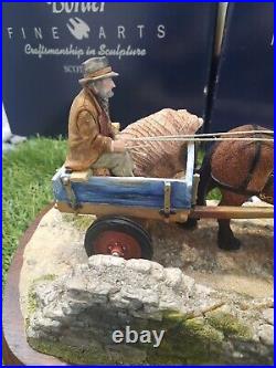Border Fine Arts The Bride Farmer On Horse & Cart Taking A Pig To Market