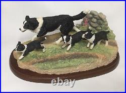 Border Fine Arts The Chase Jock Border Collies JAMES HERRIOT COLLECTION A25088
