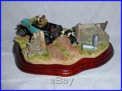 Border Fine Arts The Chase New In Box Collie Chasing Car B 0444 James Herriot