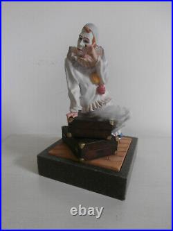 Border Fine Arts The Party's Over Clown Sat On Suitcase Limited Edition Figurine