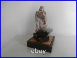 Border Fine Arts The Party's Over Clown Sat On Suitcase Limited Edition Figurine