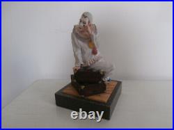 Border Fine Arts The Party's Over Clown Sat On Suitcase Limited Edition Figurine