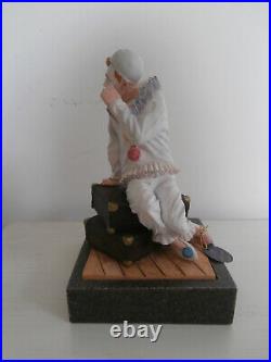 Border Fine Arts The Party's Over Clown Sat On Suitcase Limited Edition Figurine