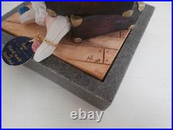 Border Fine Arts The Party's Over Clown Sat On Suitcase Limited Edition Figurine