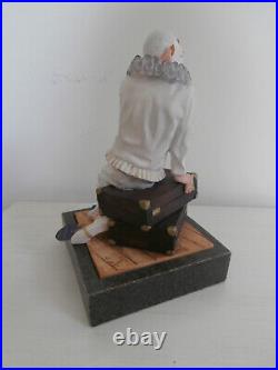 Border Fine Arts The Party's Over Clown Sat On Suitcase Limited Edition Figurine