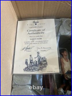 Border Fine Arts Thirsty Work B0740 Limited Edition 50/1250 Boxed COA