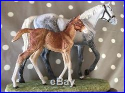 Border Fine Arts Thoroughbred Mare & Foal number 199 of a limited edition