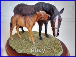 Border Fine Arts Thoroughbred Mare and Foal A0147. Perfect Border Fine Arts Thoroughbred Mare and Foal A0147. Perfect