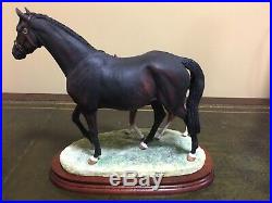 Border Fine Arts Thoroughbred Mare and Foal Bay horse limited ed. B0357A
