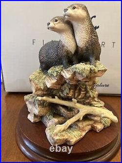 Border Fine Arts Together again otter figurines Boxed & mint Stunning