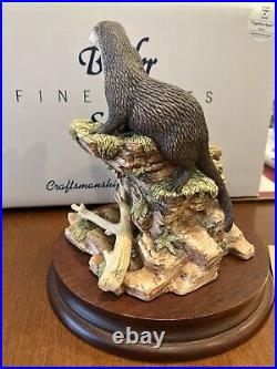 Border Fine Arts Together again otter figurines Boxed & mint Stunning