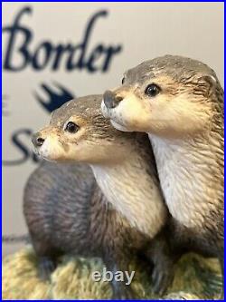 Border Fine Arts Together again otter figurines Boxed & mint Stunning