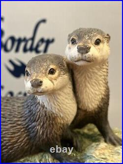 Border Fine Arts Together again otter figurines Boxed & mint Stunning