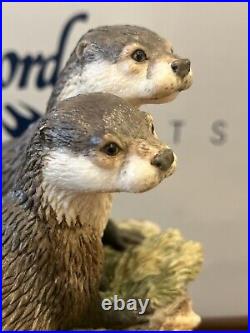 Border Fine Arts Together again otter figurines Boxed & mint Stunning