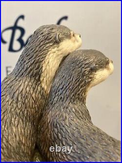 Border Fine Arts Together again otter figurines Boxed & mint Stunning