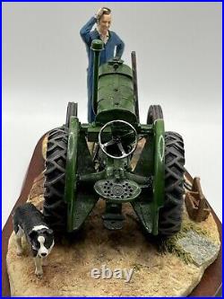 Border Fine Arts Tractor Farmer & Collie'WON'T START' No. B0299 by Ray Ayres