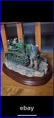 Border Fine Arts Tractor model Starts First Time Box & Certificate