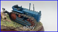 Border Fine Arts Tractors A6343 Clearing Out Figure Group On Plinth Great Cond