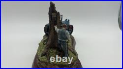 Border Fine Arts Tractors A6343 Clearing Out Figure Group On Plinth Great Cond
