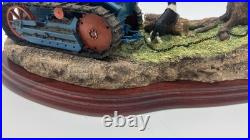 Border Fine Arts Tractors A6343 Clearing Out Figure Group On Plinth Great Cond