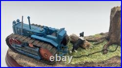 Border Fine Arts Tractors A6343 Clearing Out Figure Group On Plinth Great Cond